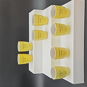 Caravella Limoncello Italian Liquor Ceramic Shot Cups